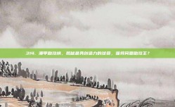 314. 澳甲助攻榜，揭秘最具创造力的球员，谁将问鼎助攻王？