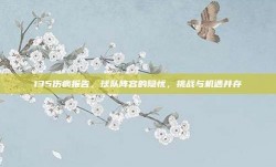 135伤病报告，球队阵容的隐忧，挑战与机遇并存