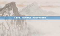 卡塞米罗，马竞中场灵魂，以稳定防守铸就辉煌