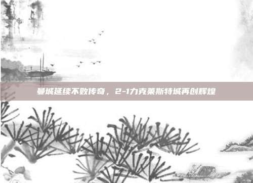 曼城延续不败传奇，2-1力克莱斯特城再创辉煌  第1张