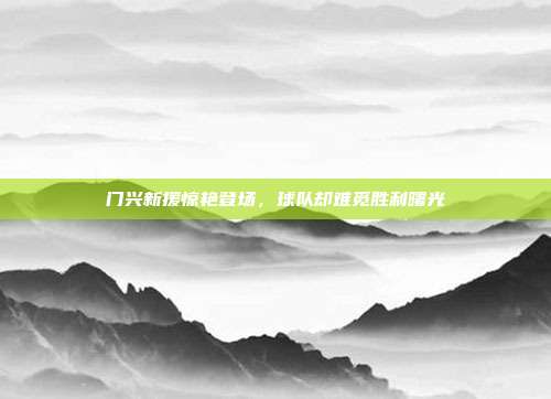 门兴新援惊艳登场，球队却难觅胜利曙光  第1张