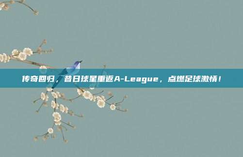 传奇回归，昔日球星重返A-League，点燃足球激情！  第1张