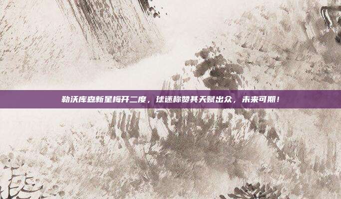 勒沃库森新星梅开二度，球迷称赞其天赋出众，未来可期！  第1张